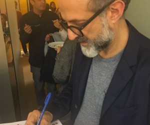 Massimo Bottura  firma per #pizzaUnesco